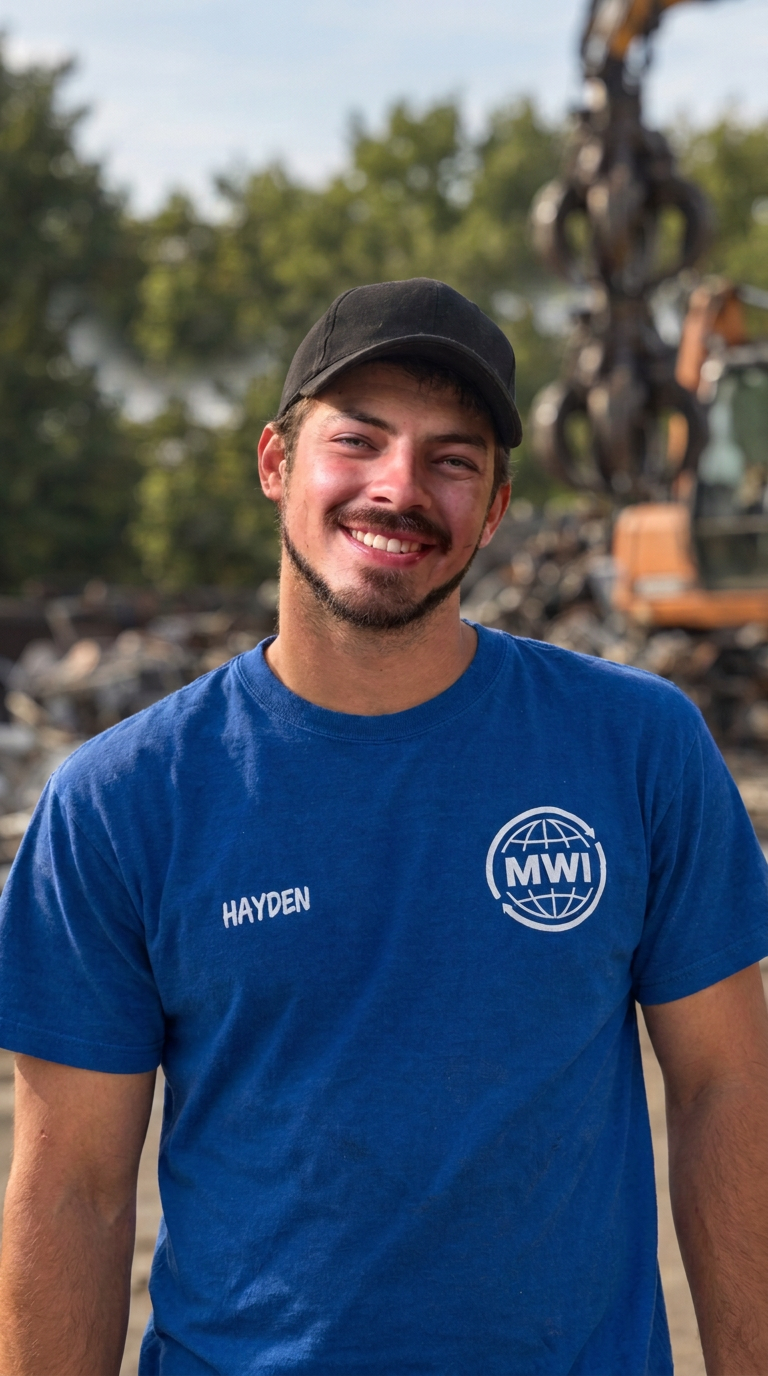 Hayden A. McDowell, owner of MWI Recycling